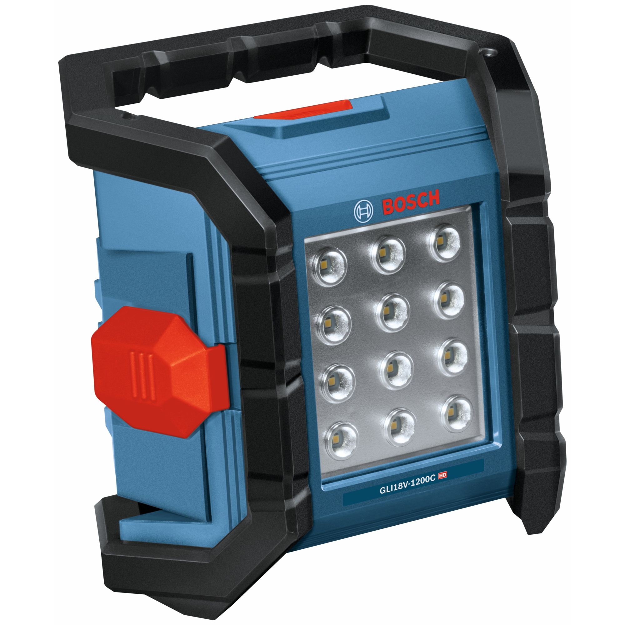 Bosch Connected LED Floodlight — 18V, 1200 Lumens, Bluetooth, IP64-Rated, Bare Tool, Model# GLI18V-1200CN